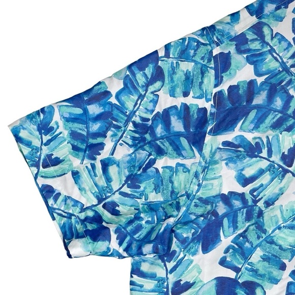 Tommy Bahama Coconut Point Island Zone Camp Shirt Mens 1XLB Jungle Grove Coolmax - Picture 3 of 11